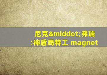 尼克·弗瑞:神盾局特工 magnet